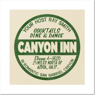 Canyon Inn San Gabriel Retro Defunct Motel California Posters and Art